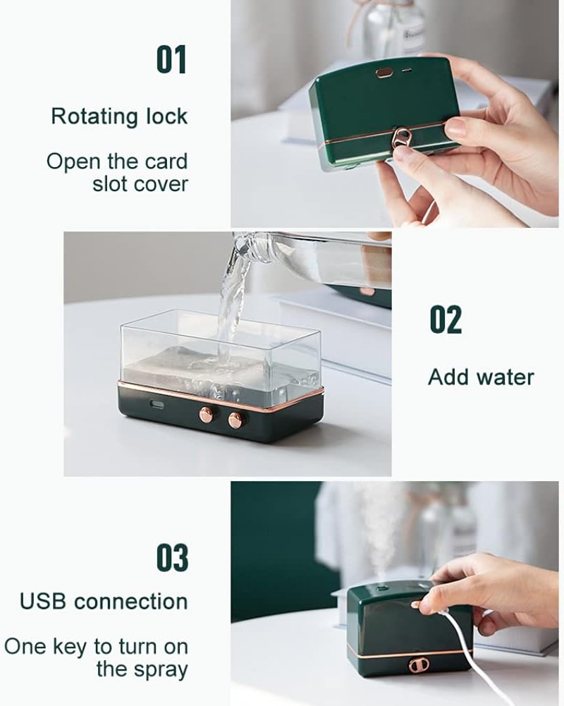 ويوبلز جهاز ترطيب منزلي، شبكة حمراء، تصميم INS، مناسب للمكتب والسيارة، هدية أدبية متعددة الاستخدامات، صغير الحجم وقابل للحمل (أبيض) - Image 3