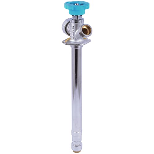 SharkBite 8 Brass Push Frostfree Sillcock ChromeBlue