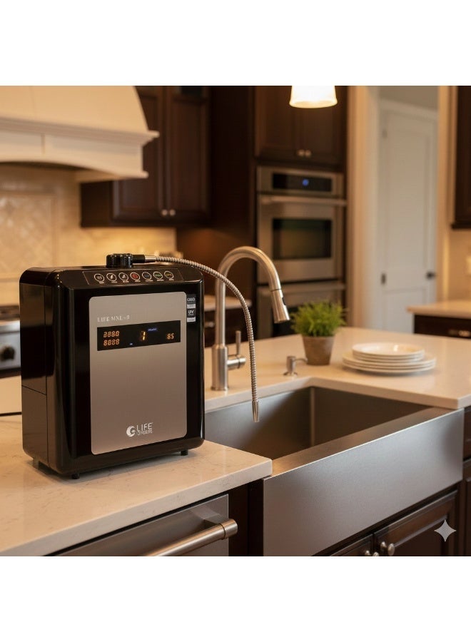 Lifeionizers Life Ionizer MXL-13 Alkaline Water Ionizer Hydrogen Machine with 13 Titanium plates Platinum Coated - Counter Top - Image 4