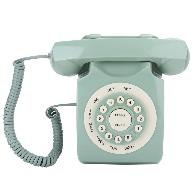 Vintage Green Landline Phone Large Clear Buttons High Definition Call Home Office - Image 5