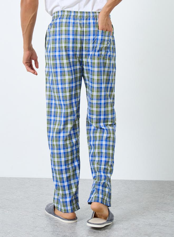 ستايلي طقم بيجاما قطنية بطبعة مربعات - Image 4