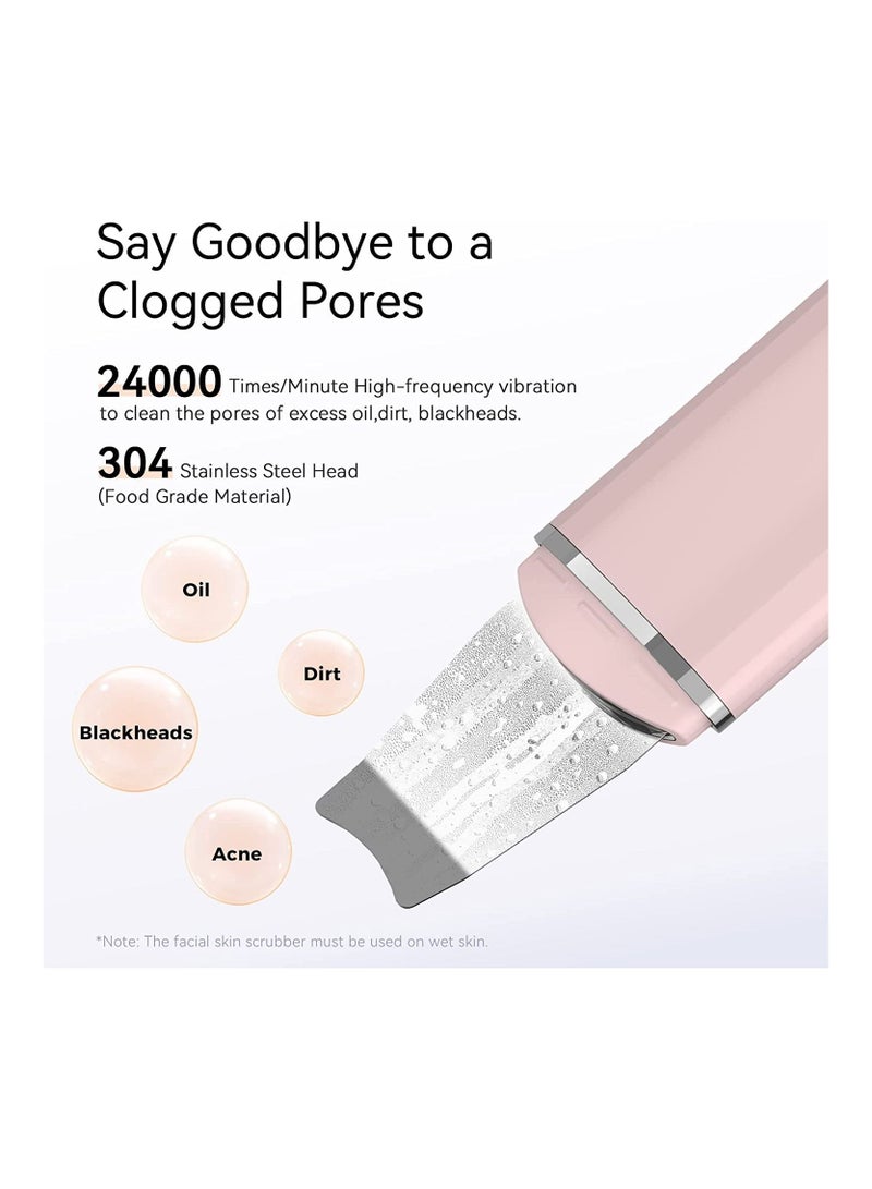 ANLAN Facial Skin Scrubber Ultrasonic Ion Face Cleanser for Blackheads, Pores and Wrinkles - Image 3