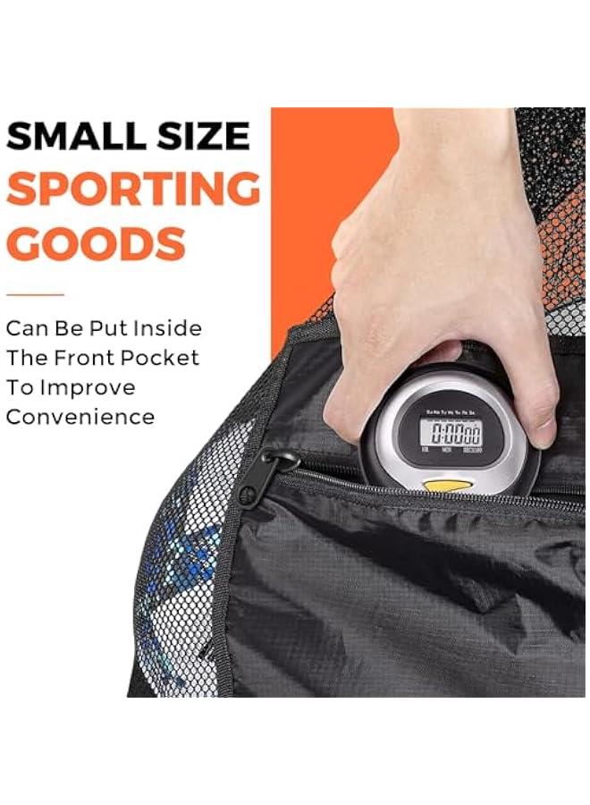 RYNX Extra Large Sports Ball Bag Mesh Soccer Team Balls Bag Drawstring Sport Equipment Storage Bag for Basketball Beach Cloth and Swimming Gears - Image 3