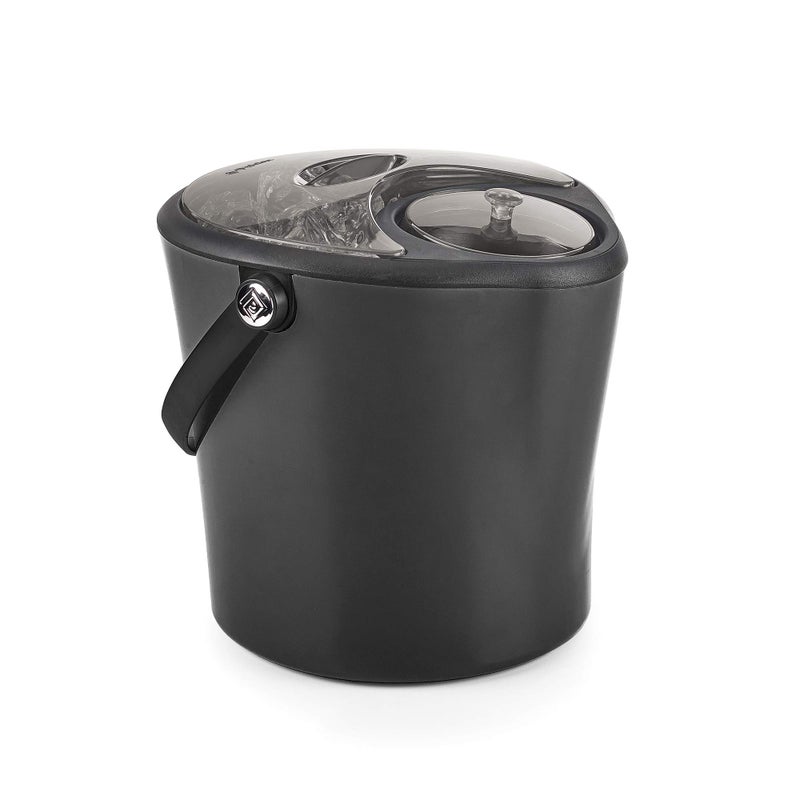 Polder Chill Station for Wine, Champagne, Spirits and More, Separate Area for Fresh Ice, Ice Bucket, Double Wall Insulated, Ice Scoop Included, Silicone bottle-wiping ring - Image 1