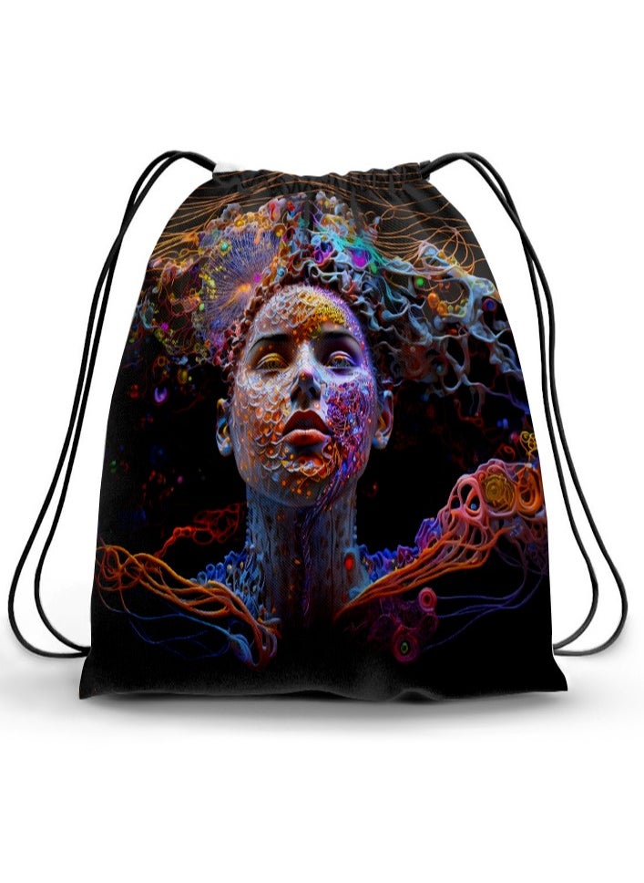Tat - Drawstring Backpack - Image 1