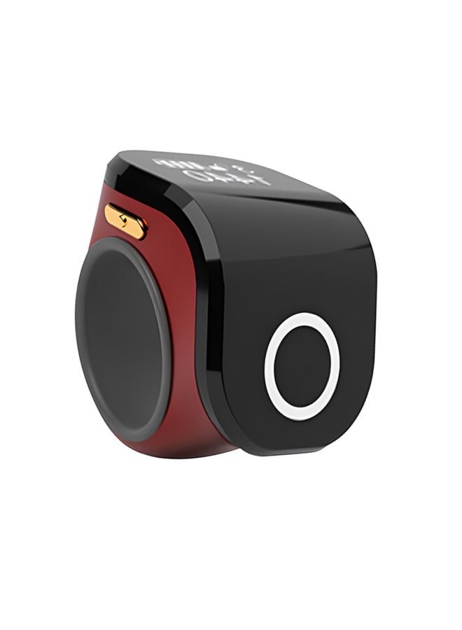 Waterproof Tasbih Counter Zikr Ring with Vibration Reminder OLED Screen Waterproof Wearable  - Image 1