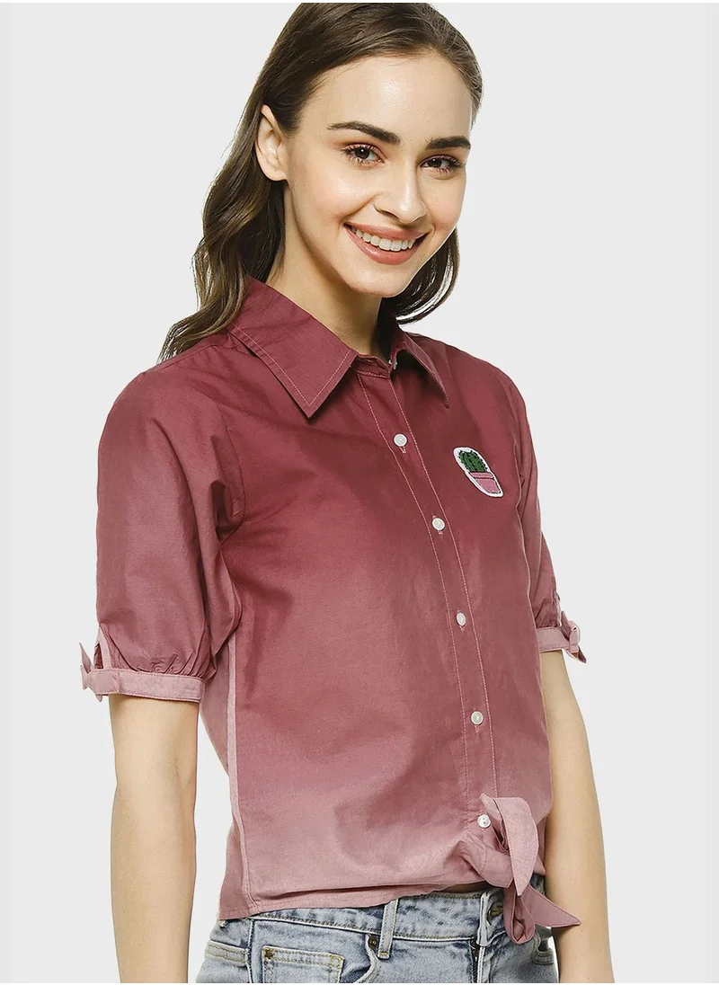 Campus Sutra Button Down Regular Shirt