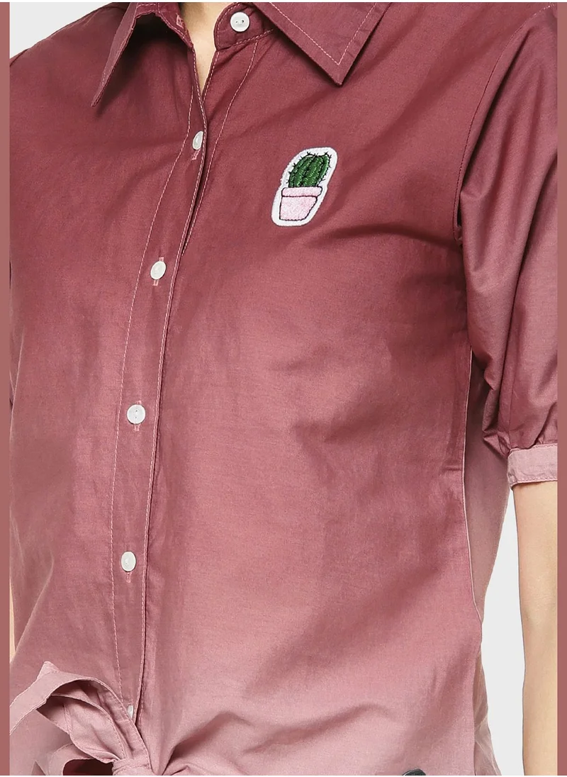 Campus Sutra Button Down Regular Shirt