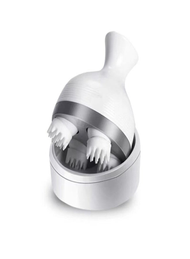 USB Cordless Electric Scalp Head Massager Handheld Scratcher 4 Heads Kneading for Muscles Back Shoulder Calf Pain - Image 1