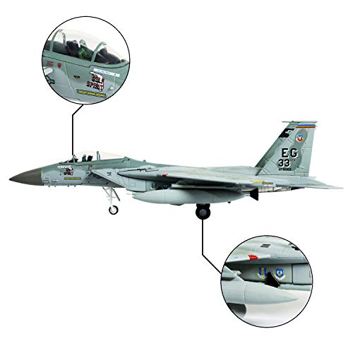 HANGHANG 1/100 Scale F-15 Eagle Fighter Attack Plane Metal Fighter Military Model Fairchild Republic Diecast Plane Model for Commemorate Collection or Gift - Image 4