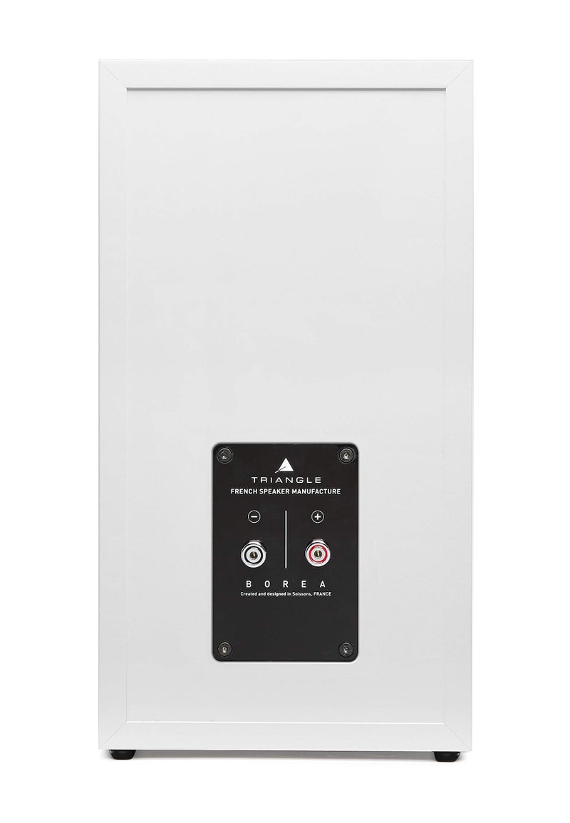 triangle - BOREA BR03 Hi-Fi Bookshelf Speakers - Power handling 100W - Output 90 dB/W/m - Versatile Music and Home Cinema - 206 x 380 x 314 mm - White (Pair) - Image 5