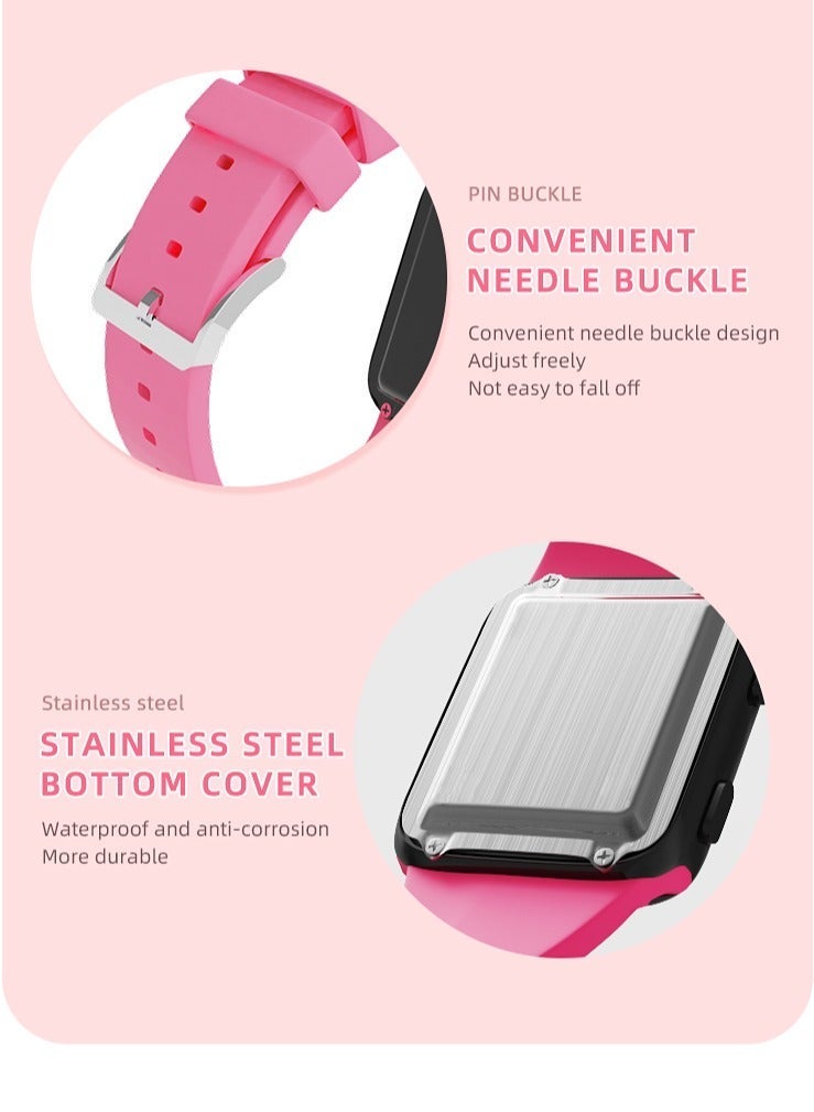 Aurevip Kids Watches for Girls Boys Digital Sport Watch with Step Counter Pedometer Vibration Alarm Clock, No App Waterproof Fitness Tracker Kids Watch Boys Girls Teens Students Ages 5-16 - Image 3