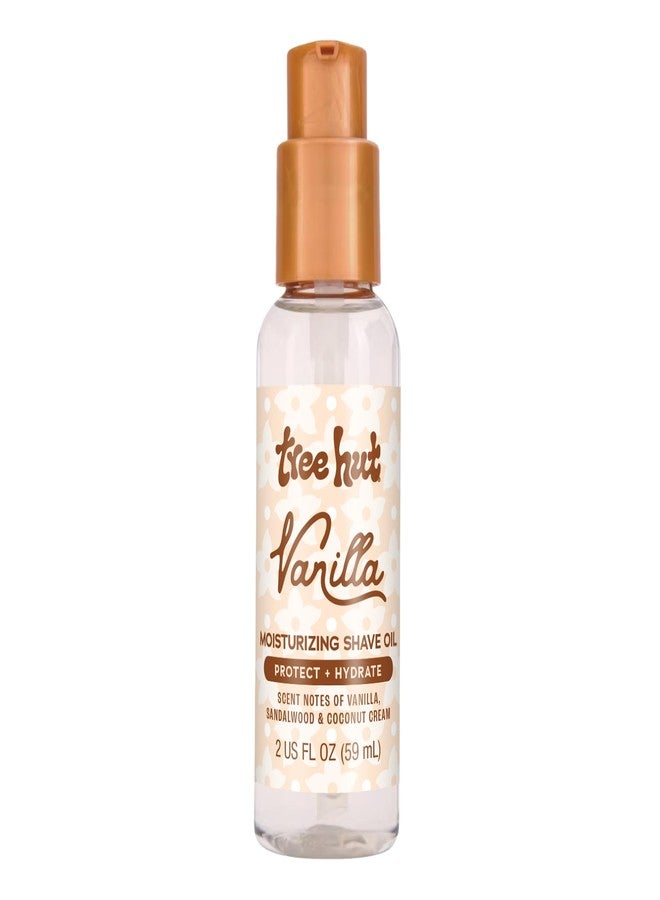 Tree Hut Mini Vanilla Moisturizing Shave Oil, Gel-to-Oil Formula, Ultra Hydrating Barrier for a Close, Smooth Shave, for all Skin Types, 2 Fl Oz - Image 1