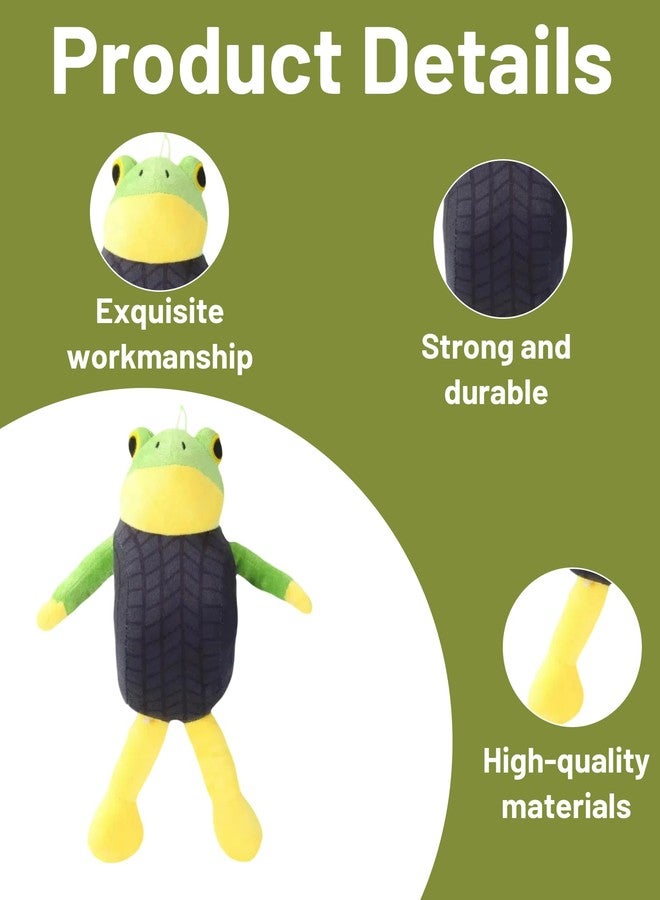 INOCEAN 30CM Italian Brainrot Toys, Brainrot Plush, Tire Frog Figurine, Quirky Gift for Kids, Unique Home Decor for Living Rooms and Bedrooms - Image 3