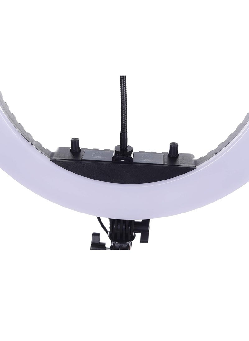 HQ - HQ-18 Live Stream Led Soft Ring Light Stand 45 cm  selfie stick for Smartphone Makeup Video Studio Tripod Ring Light - Image 1