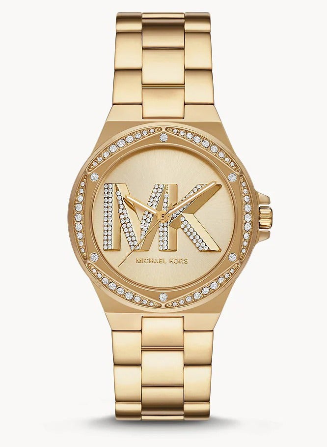 MK Lennox Three-Hand Stainless Steel Watch 1062SET - Image 1