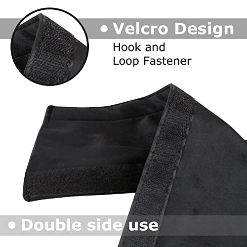 Daixers 3PCS Refrigerator Door Handle Covers Kitchen Decor Keep Appliance Clean Anti-Static Stains for Fridge Dishwashers Velvet (Black) - Image 4