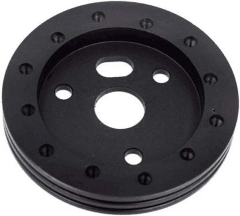 QASULER Aluminum Black Steering Wheel Hub Adapter - Image 3