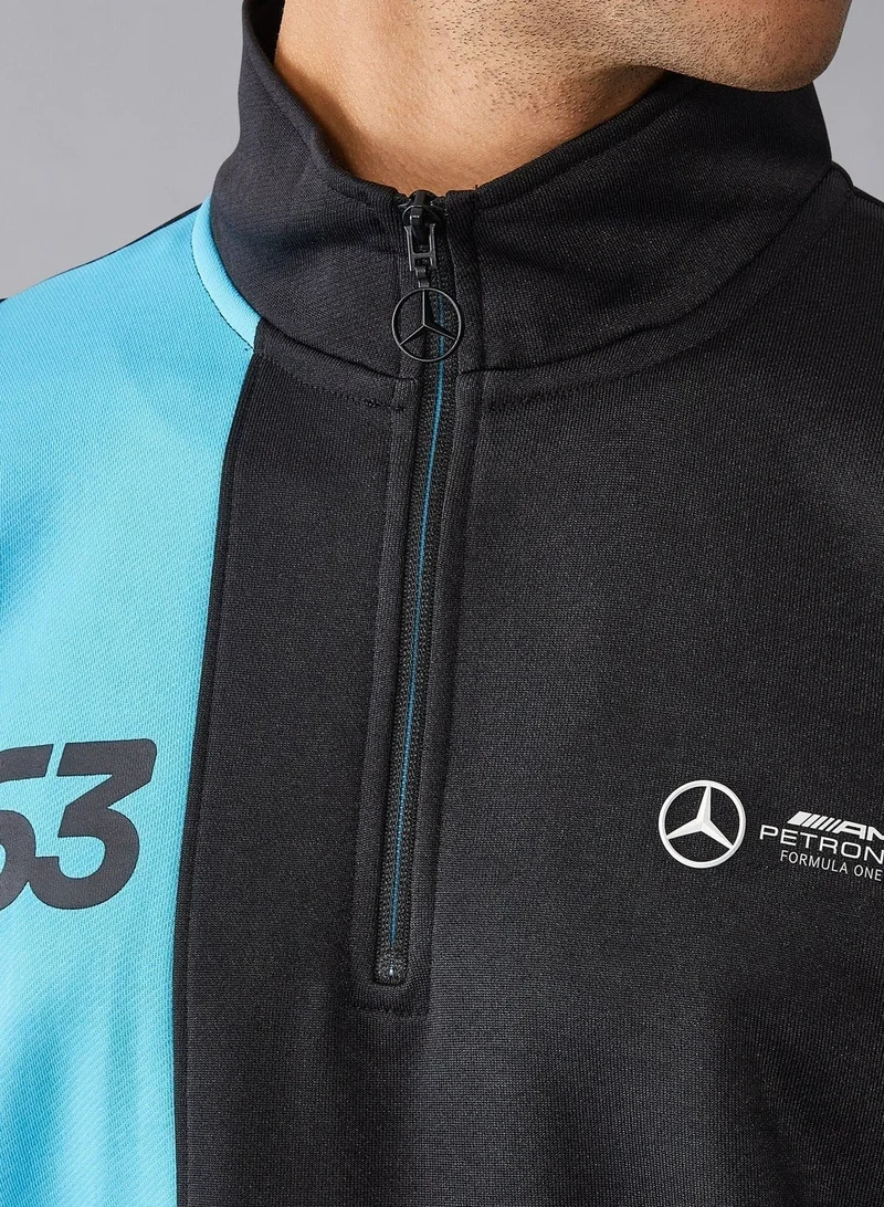 AMG Petronas Formula 1 Team  Mercedes-AMG George Russell 1/4 Zip Sweater for Men | Best Price UAE
