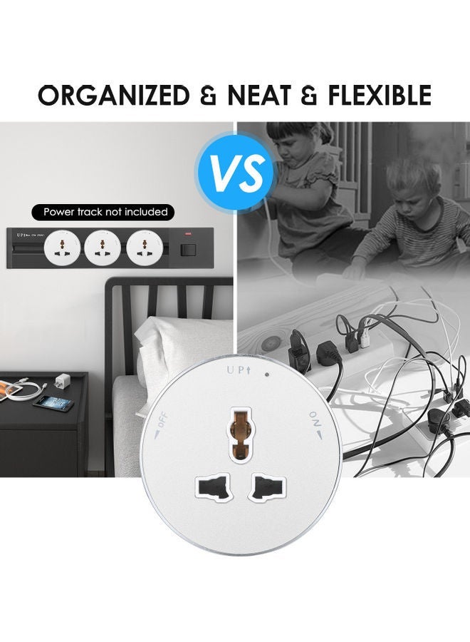 NIBEMINENT Electrical Socket Silver  - Image 4
