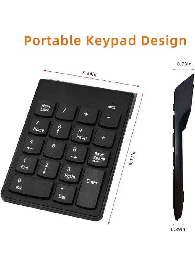 Numeric Keyboard, Mini Numeric Keyboard, USB Numeric Keyboard, Suitable For Laptop Desktop Laptop Tax Number Calculation Office Business Trip  - Image 2