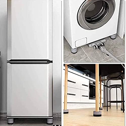 KISUASHI KISUASHI Anti Vibration Pads for Washing Machine Rubber Base Suction Fridge Leveling Anti Walk Shock Absorber Refrigerator Stand Non Slip Furniture Stand Set of 4 Pcs Shock Absorber Fridge Pad  - Image 3