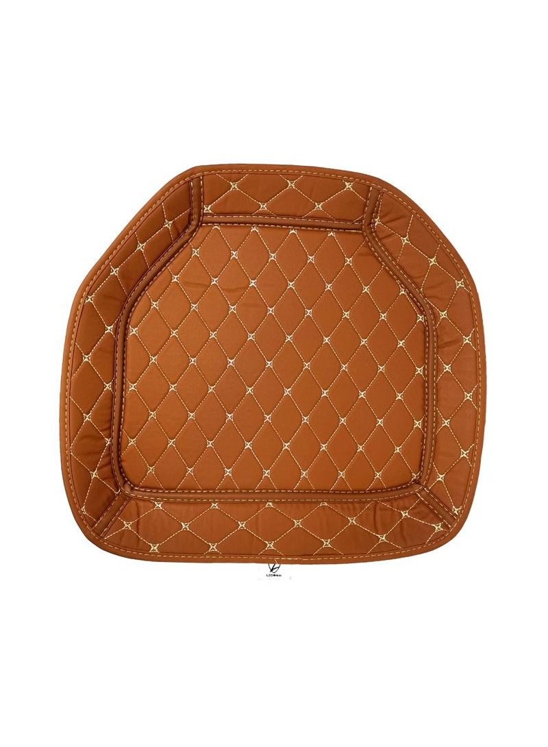 Brown color Premium & High Quality Universal 3D to 3D Floor Mat For Car  - 5 Pcs Set - Image 4