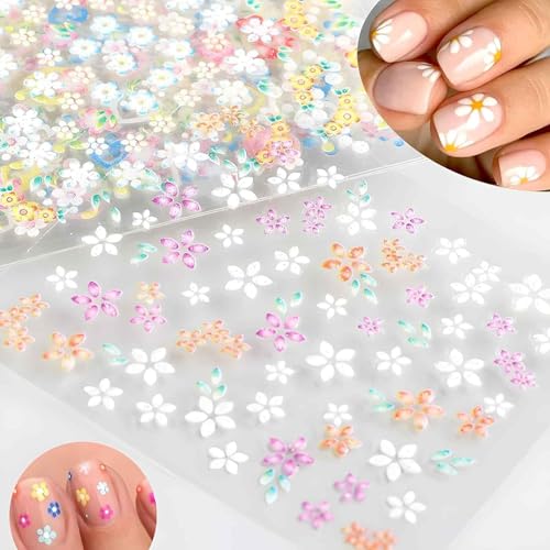 XFSAFDM 60 Sheets Nail Stickers, Nail Art Stickers for Kids, Cute Cartoon Nail Decals for Girls, DIY Nails Art Kit for Creative and Self Expression - Image 4