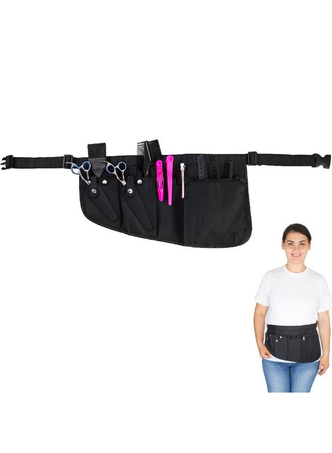 Salon Supply Co Stylist Tool Belt - Polyester Tool Pouch Belt for Salon Stylists - Holds 2 Shears - Shears Holder - Scissor Holster for Hairdressers - Shear Holster - Scissors Holder  - Image 1