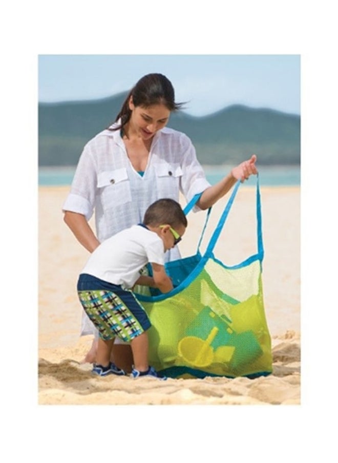 Outdoor Child Kids Beach Bag Carry Beach Treasures Toys Pouch Tote Mesh Storage 17.99x17.99x12.01inch