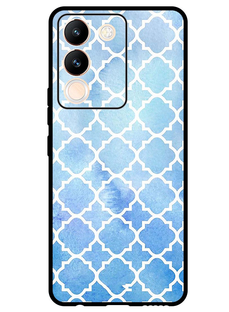Theodor Protective Case Anti Scratch Shock Proof Bumper Cover For Vivo Y200 White Strokes - Image 1