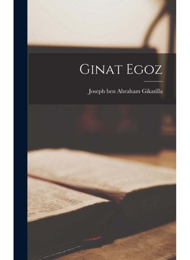 Ginat Egoz - Hardback