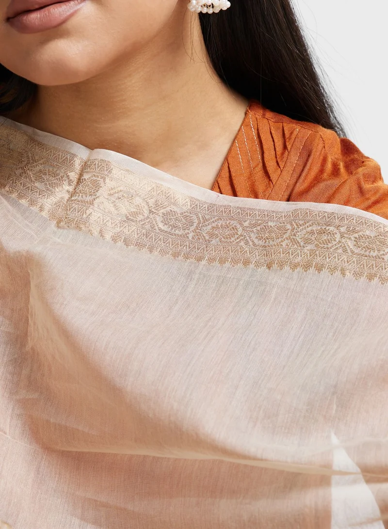 Fabindia Silk Detail Dupatta