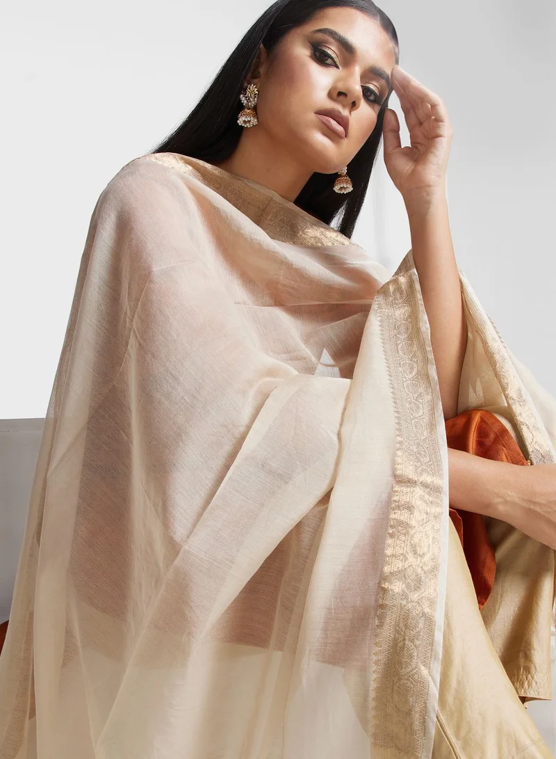 Fabindia Silk Detail Dupatta