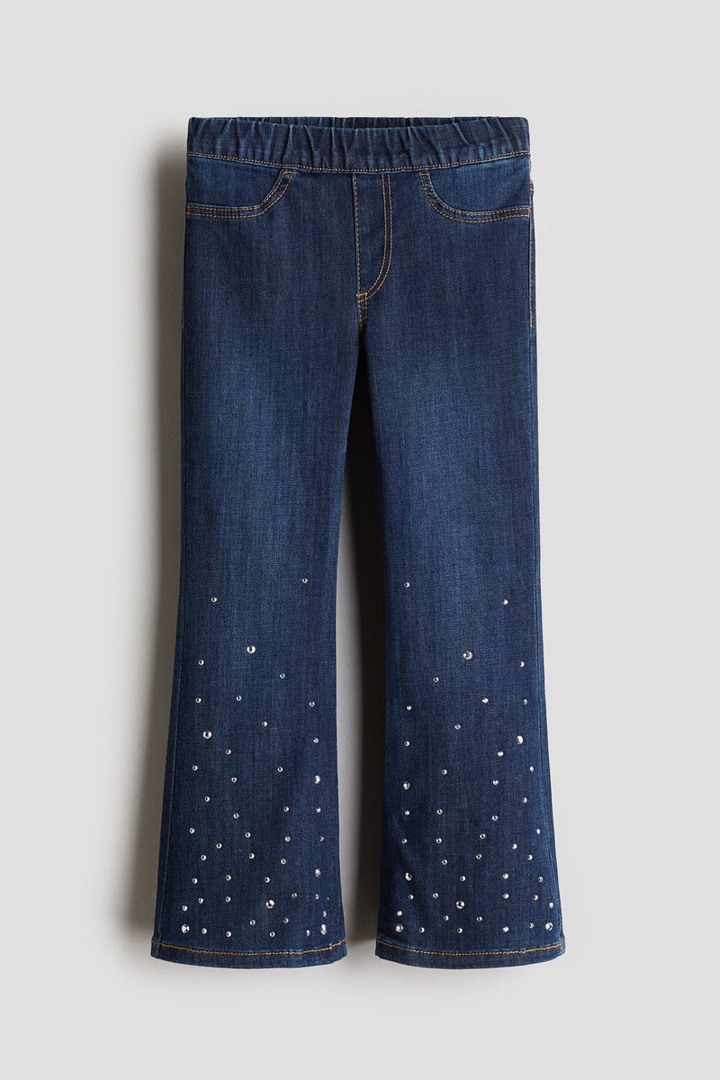 H&M Embellished Denim Jeggings - Image 1