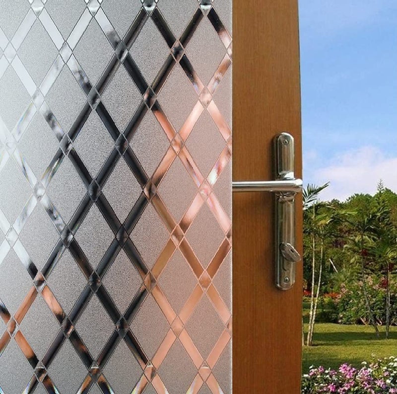 SUNBIRD Window Privacy Film Static Window Clings Vinyl 3D Window Decals Window Stickers Rainbow Window Film for Glass Door Heat Control Anti UV60 X 152 Cm - Image 2