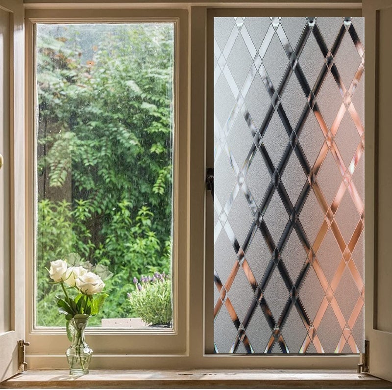 SUNBIRD Window Privacy Film Static Window Clings Vinyl 3D Window Decals Window Stickers Rainbow Window Film for Glass Door Heat Control Anti UV60 X 152 Cm - Image 5