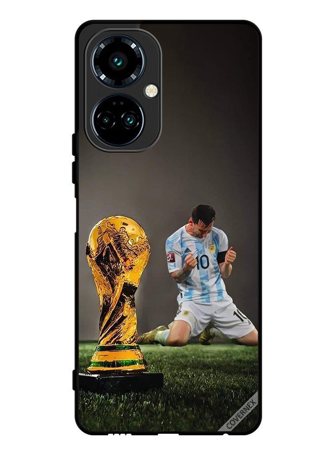 Covernex Protective Case Cover For Tecno Camon 19 Leo Messi & FIFA Trophy - Image 1