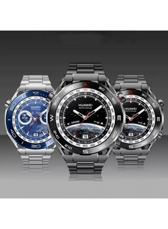 General Suitable for Huawei Watch Ultimate Titanium strap Extraordinary Master GT4/GT3 three-bead watch strap (22mm convex head three-cell chain detachable strap)  - Image 3