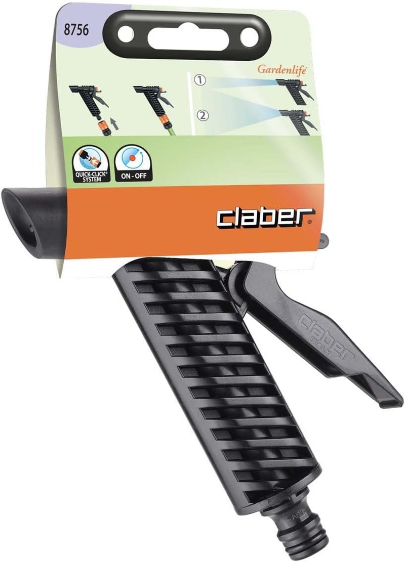 Claber 8756 - Universal Spray Gun - For all your irrigation needs - With lever adjustment of water flow and blocking device for desired jet. - Image 2