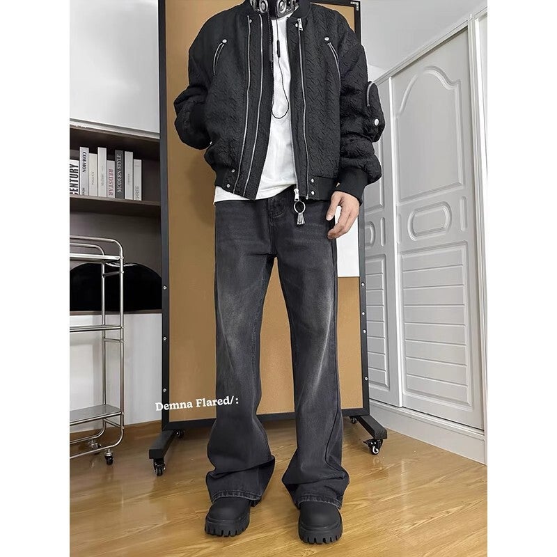 Unisex Classic Denim Jeans Loose Fit Daily Outdoor Wear - Image 3