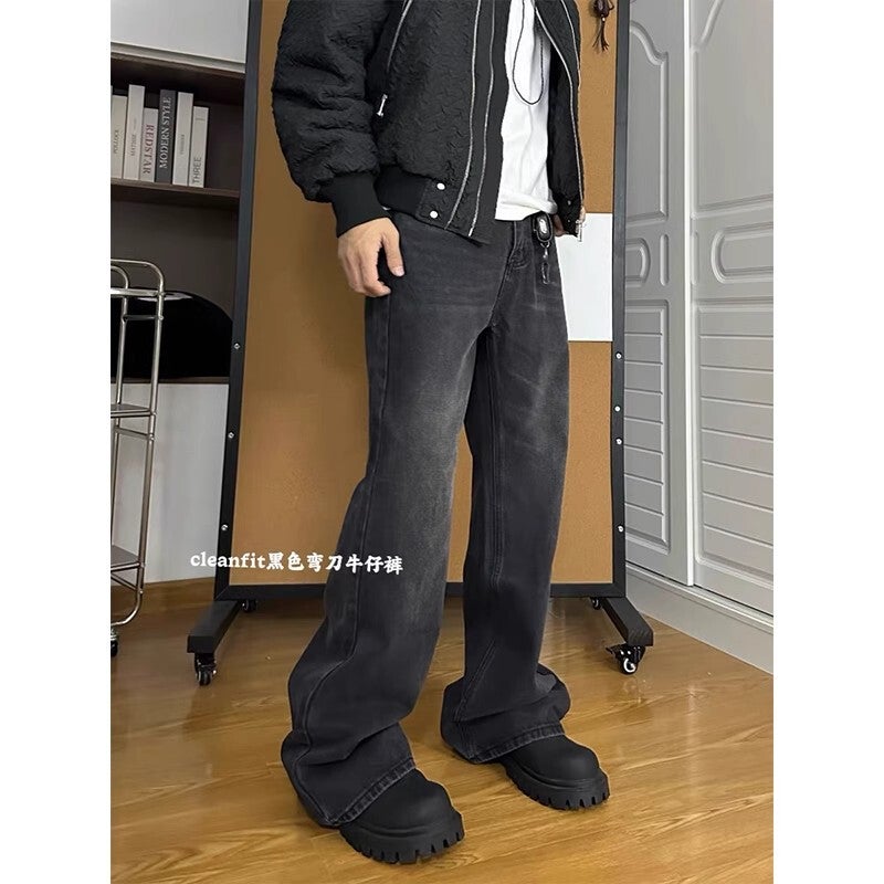 Unisex Classic Denim Jeans Loose Fit Daily Outdoor Wear - Image 2