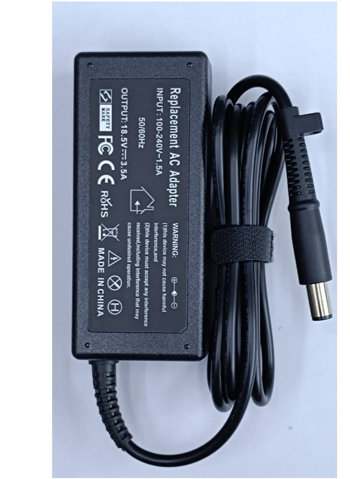 CSF AC ADAPTER FOR HP LAPTOP  18.5V 3.5A  - Image 1