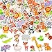 JULBEAR 300 Pieces Animals Foam Stickers Bulk SelfAdhesive Cartoon Forest Animals Reward Stickers for Arts Crafts Animals Forest Theme Party Favors Decoration Home Classroom Teaching DIY Supplies - Image 2