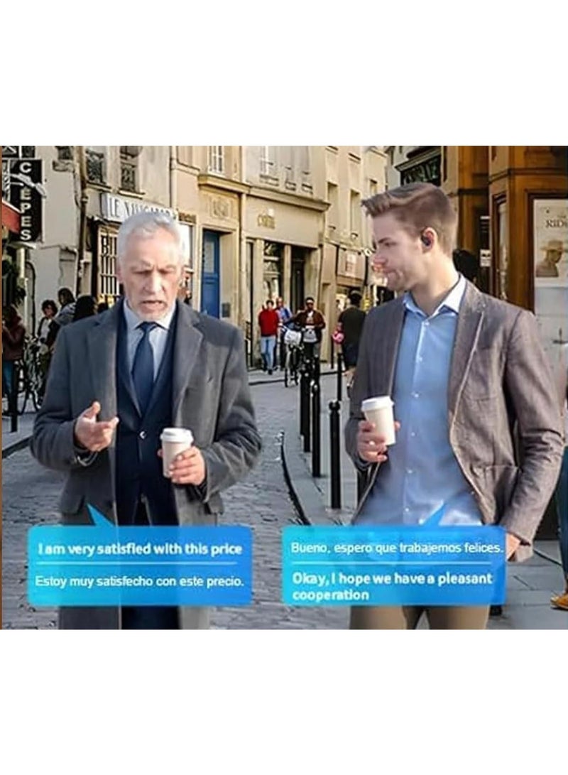 Merlin Sonic AI OWS Translator Earbuds with Digital Display – Real-Time AI Translation, ANC Noise Cancelling, Premium Sound, Long Battery, Ergonomic Fit – Wireless Travel Earphones - Image 4