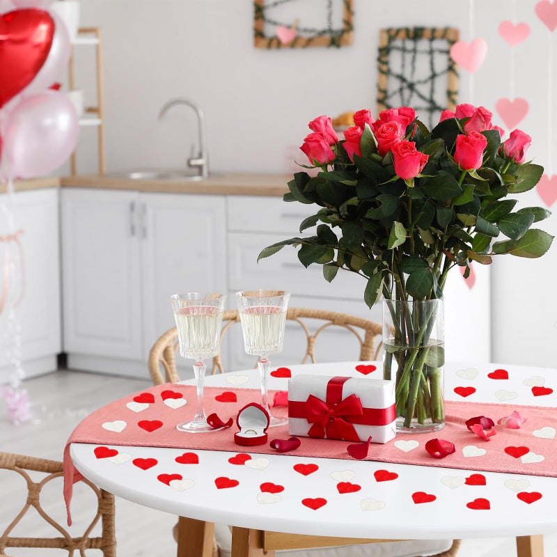 Whaline 6000 Pieces Valentine's Day Paper Confetti Red Heart Tissue Confetti Party Table Decorations for Balloon, Wedding, Holiday, Birthday - Image 5