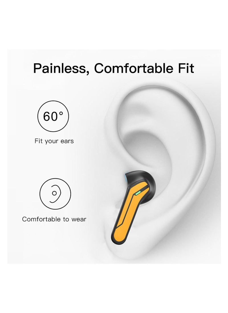 Kumi - X2 Pro TWS Gaming Bluetooth Earphone V5.1 IPX5 Waterproof Wireless Headset Touch Key Control Earbuds Bluetooth Headphones - Image 1