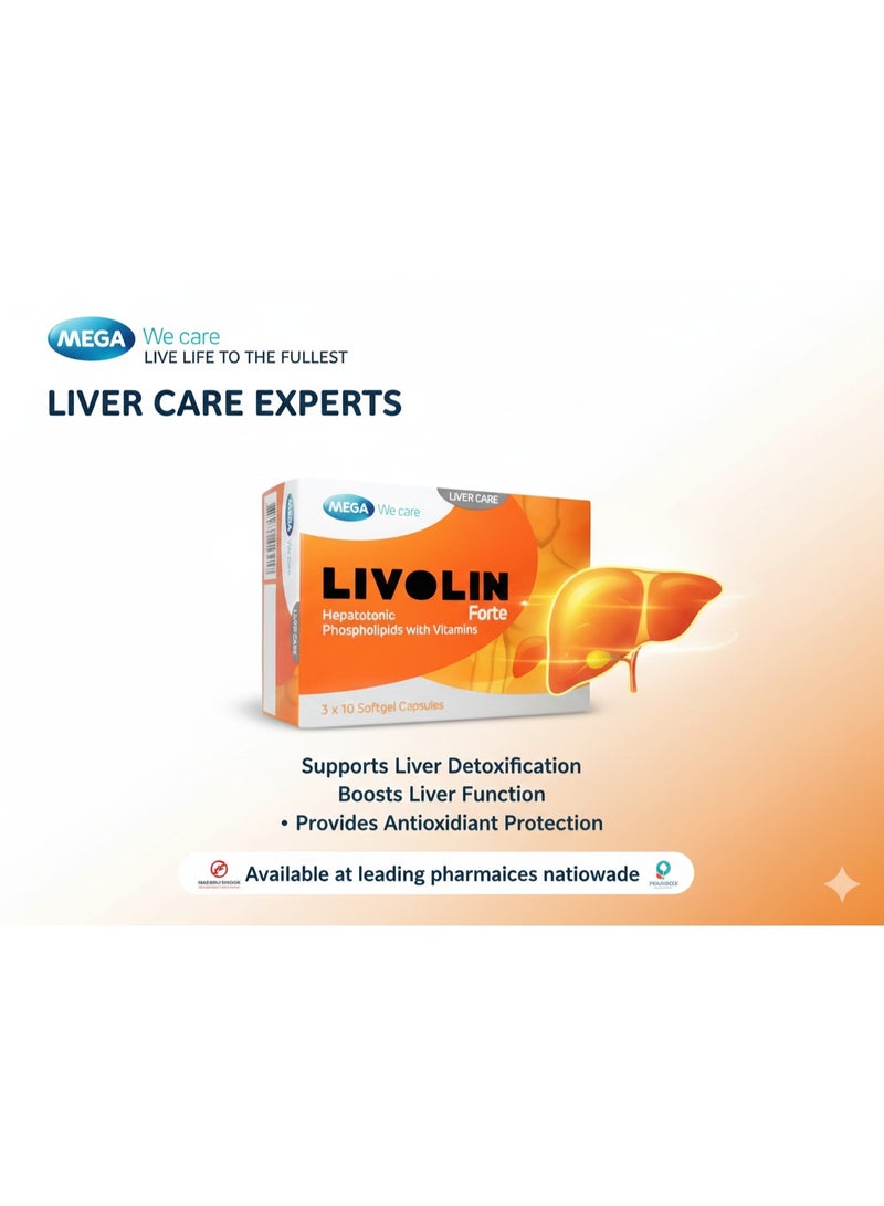 Mega We Care Livolin Forte Capsules, Pack of 30's - Image 2