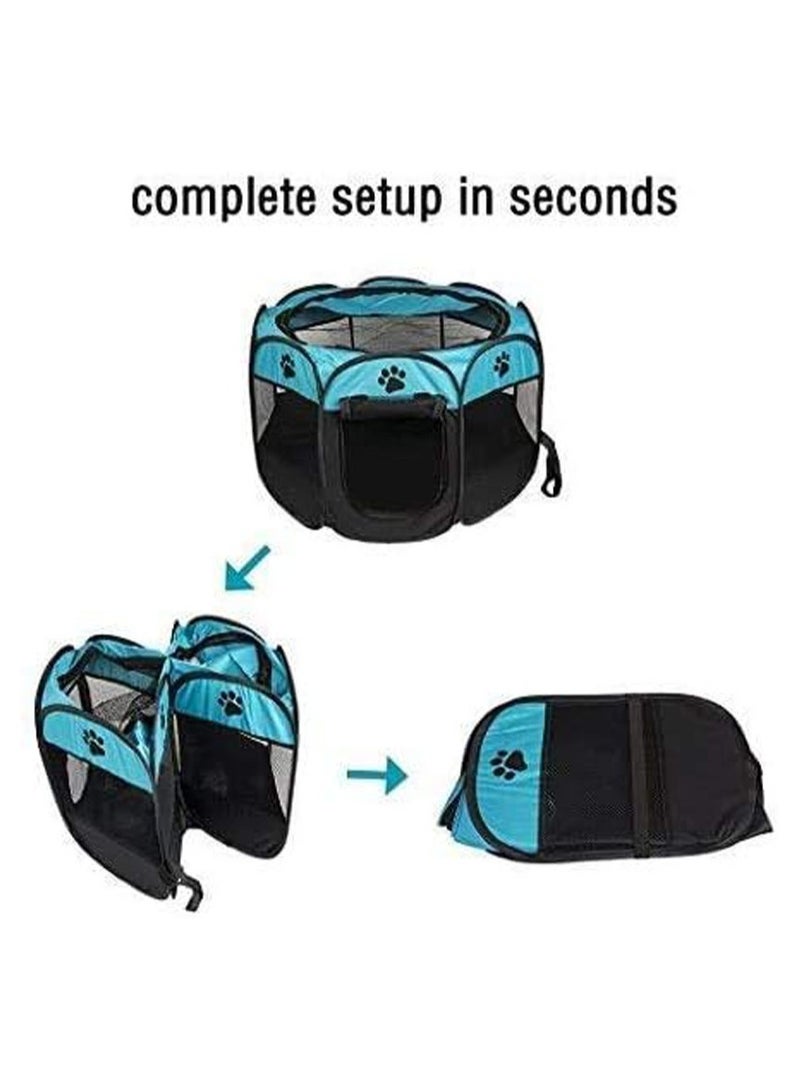 general Octagonal Pet Foldable Playpen Tent Dog and Cat Fence, Puppy Exercise Playpen,Cat and Dog House, Rabbit Cat Kennel - Image 3