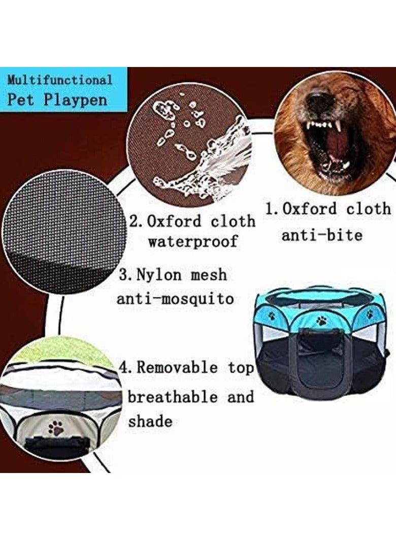 general Octagonal Pet Foldable Playpen Tent Dog and Cat Fence, Puppy Exercise Playpen,Cat and Dog House, Rabbit Cat Kennel - Image 5